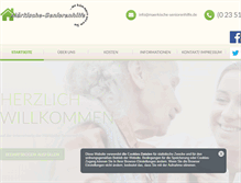 Tablet Screenshot of maerkische-seniorenhilfe.de